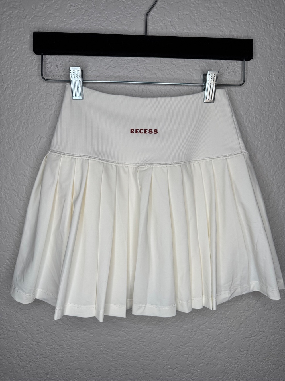 Club Recess Pearson Pickleball Skirt White XS Tennis Golf Pockets - Picture 4 of 5